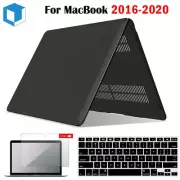 For Apple Macbook Air Pro M1 13.3" 16" Black Rubberized Hard Case Cover Shell