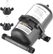 0.75L Accumulator Tank, RV Accumulator Tank for 12V Pump, Max 125PSI Pre-Pressurized Accumulator Tank for RV, Marine, Boat, Travel Trailer, Caravan, 1/2'' MNPT Threaded Port, Reduced Pump Cycling