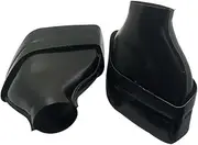 Car exhaust Tip is Compatible For BMW 5 series G38 square mouth titanium black tail throat muffler decoration accessories