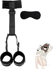 BDSM Sex Bondage Set Neck to Wrist,Bondage Kit Adult Restraints Sex Toys,BDSM Restraints Neck To Wrist Sexy Handcuffs Sex Toys for Women,Bed SM Games Play Sex Toys for Couples Yoga Sweater