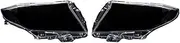 CLZCNQLX Car Headlamp Headlight Lens Glass Lampshade Bright Shell Lens Covers Compatible for Toyota Alphard Vellfire AH30 Pre-Facelift 2015-2017