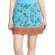 Lady Hagen Women's Scarf Golf Skort, Size 16, Scarf Print