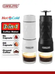 Cafelffe 3 In1 Portable Coffee Machine Hot/cold Water Manual Espresso Maker