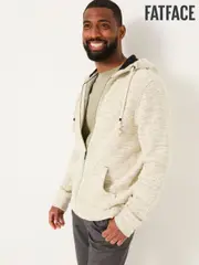 FatFace Woolacombe Oatmeal Woolacombe Zip Through (AB4149) | $138