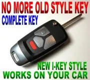I-key style FLIP KEY REMOTE FOR 11-15 TOYOTA HILUX CHIP KEYLESS ENTRY FOB beeper