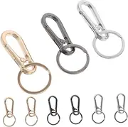 BESPORTBLE Pcs Small Snap Hooks Carabiner Clips Zinc Alloy for Car Keys Backpacks Camping Outdoor Activities