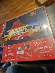 AFTER THE GAME 550 PIECE JIGSAW PUZZLE by SUNSOUT ~ NEW & SEALED