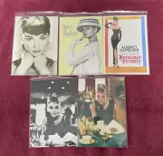 5x AUDREY HEPBURN Postcards Brand New
