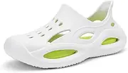 [Jakcuz] Men Adult Clogs EVA Sneakers Ultra Cushion Non-Slip Sandals Slides Close Back Outdoor Beach Shoes