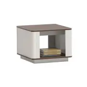 Modern Furniture ANDERS Coffee Table 60cm - Hazelnut & Beige