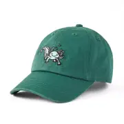 Life is Good. Kids Quirky Axolotl Chill Cap, Spruce Green
