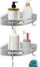 Bathroom Corner Shelf Adhesive Shower Shelf Wall Mounted Bath Shelves Shower Cad