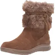 Minnetonka Women's Everett Faux Fur Slip-On Boots