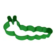 R&M Caterpillar Cookie/Biscuit Cutter Kitchen Bakeware Bright 11.4cm Green