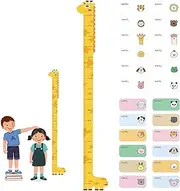 Children's Size Height Chart Height Chart for Children, Height Chart Stickers, Baby Height Chart for Nursery Baby & Toddlers' Room, Wall Picture Wall Sticker Giraffe