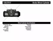 Drum Brake Wheel Cylinder-C-TEK Standard Wheel Cylinders Centric 135.67017