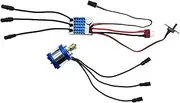 Perfeclan 2830 2100kv Outrunner Motor Electric Speed Controller Parameter Adjustable and AM32 45A Brushless ESC for MN128 1/12 RC Car
