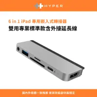 在飛比找momo購物網優惠-【HyperDrive】6-in-1 iPad Pro US