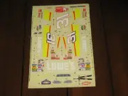 Revell 1/24 Vintage NASCAR Waterslide Decals 31 Lowes Mike Skinner RCR Chevy NOS