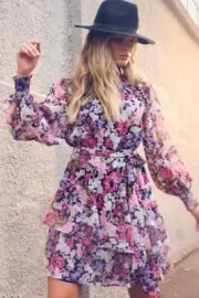 Decjuba SARAH JANE PRINTED MIDI DRESS Size 12 RRP $149.95