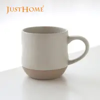 在飛比找momo購物網優惠-【Just Home】砌植陶瓷馬克杯500ml 冷白(杯子 