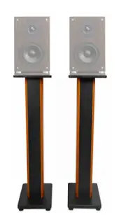 (2) 36" Bookshelf Speaker Stands For Fluance SX6W Bookshelf Speakers