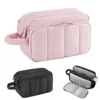 Compartment Make Up Case Cosmetic Organizer Toiletries Accessories Bottles