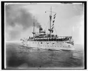 U.S.S. Texas Navy c1900 Old Photo