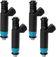 4PCS Nozzle Fuel Injector FI114992 EV1 Compatible for -Siemens Deka 80LB 850cc -Toyota -Audi V8 LT1 LS1 LS6 Deka 110324 GM Etc F127B00418