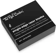 The Rich Barber Single Edge Razor Blades Designed for Straight Edge Shaving Razor Holder - (100 Pack)