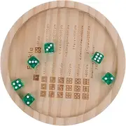 HAWILLOSCH Wooden Dice Holder Dice Tower for Boys and Girls Accessory Desktop Storage