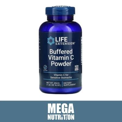 Buffered Vitamin C Powder with Minerals 454g Calcium Magnesium Zinc Immunity