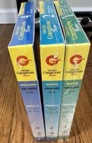 Grolier's Cornerstone CD-ROM Win Mac Grades 3-4 New Lot Homeschool English Math