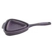 Dexas Silicone 35.5cm Triangle Strainer Fruit/Vegetable Pasta Drainer Lrg Purple