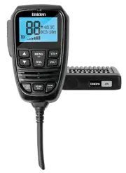 Uniden X76 Mini Compact UHF CB Mobile w/ Remote Speaker MIC & Large LCD Display