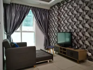 中心商業區的2臥室公寓 - 70平方公尺/1間專用衛浴Kota Kinabalu City Centre SA1-LittlePanda Homestay