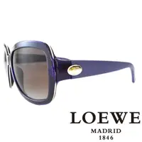 在飛比找ETMall東森購物網優惠-LOEWE 金屬LOGO太陽眼鏡（紫） SLW774－005