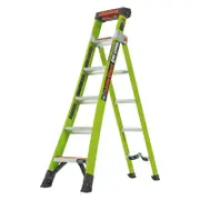 Little Giant 3 In 1 King Kombo 6 Step Fibreglass Industrial Ladder