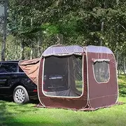 Tailgate Tent for Car, Car Boot Tent Easy Setup, Car Awning Sun Shelter Camping SUV Rear Tent, Portable Waterproof Roof Top Tent Car Canopy for SUV Minivan Hatchback