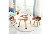 All 4 KIDS My Little Kitten Solid Timber Table and Chair Set
