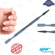 YNR CUTICLE PUSHER STAINLESS STEEL DUAL ENDED CUCCIO (manicure pedicure pusher)