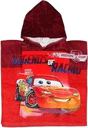 BrandMac Disney Cars Lightning McQueen Poncho Towel for Kids 50 x 50 cm, 1000635591