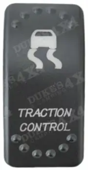 Traction Control Laser Etched Rocker Switch