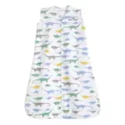 HALO Sleepsack 100% Cotton Wearable Blanket Micro-Fleece, TOG 1.0, Dinos