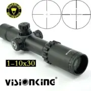 Visionking 1-10x30 FFP Reticle Mil-Dot 35mm Tube Rifle Scope Tactical 21mm Mount