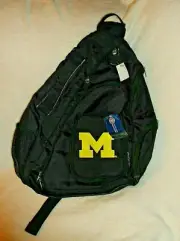 NWT Denco NCAA University of Michigan 15" Laptop Backpack 1 Shoulder Strap