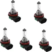 GLEAVI 5pcs Car Led Fog Light Bulbs Base Upgrade Your Car's Visibility Driving Fog Lamps Replacement