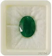 [Queenslands] Emerald 9.8 Ratti Cultured Certified Loose Precious Panna Gemstone, Crystal, Emerald, Crystal, Emerald