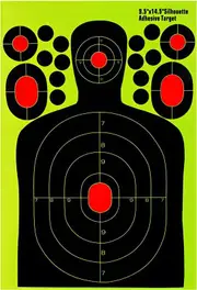 Xhunter 9.5"x14.5" Silhouette Splatter Target - Pack Of 10 #03401