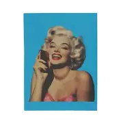Blue Retro Plush Blanket, Marilyn Monroe Throw, Stylish Home Decor, Vintage